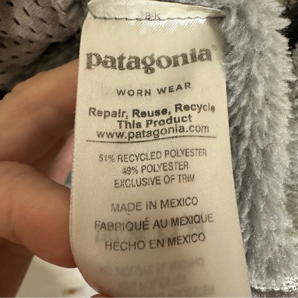 Patagonia Re-Tool Snap-T Fleece Pullover Women’s medium gray EUC - Picture 5 of 7